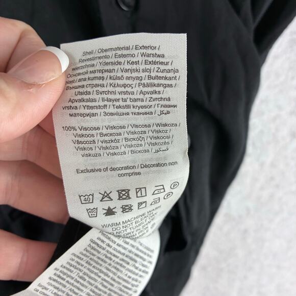 Jack & Jones Relaxed Button Up Eli Resort Shirt Men's Large 100% Viscose Soft - Picture 4 of 10